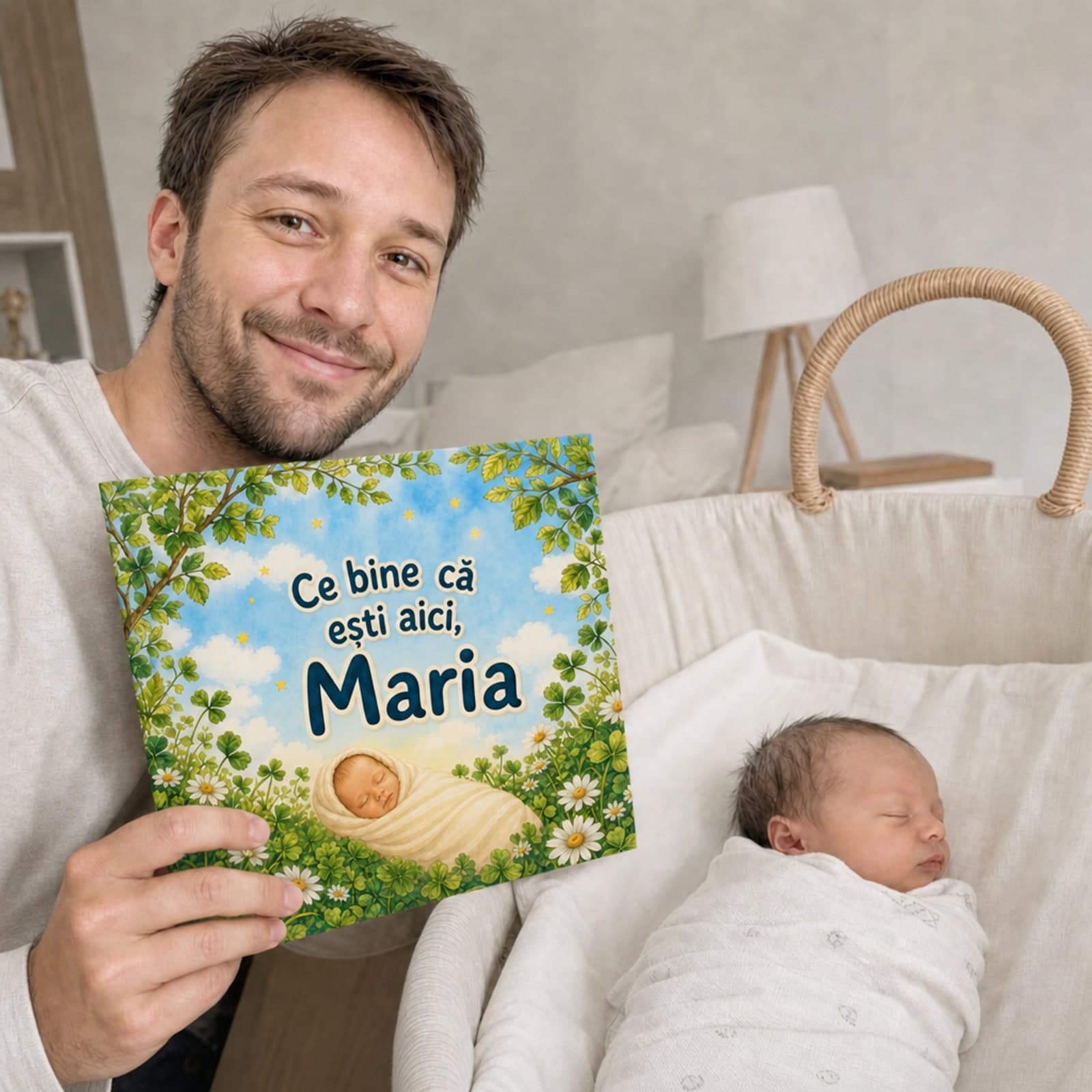 Copil ținând cartea în mâini