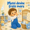 Carte personalizată pentru copii „Frate mare / Soră mare”