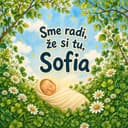 Personalizovaná kniha k narodeniu — Vitaj na svete