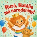 Personalizovaná detská kniha „Hurá, narodeniny!“