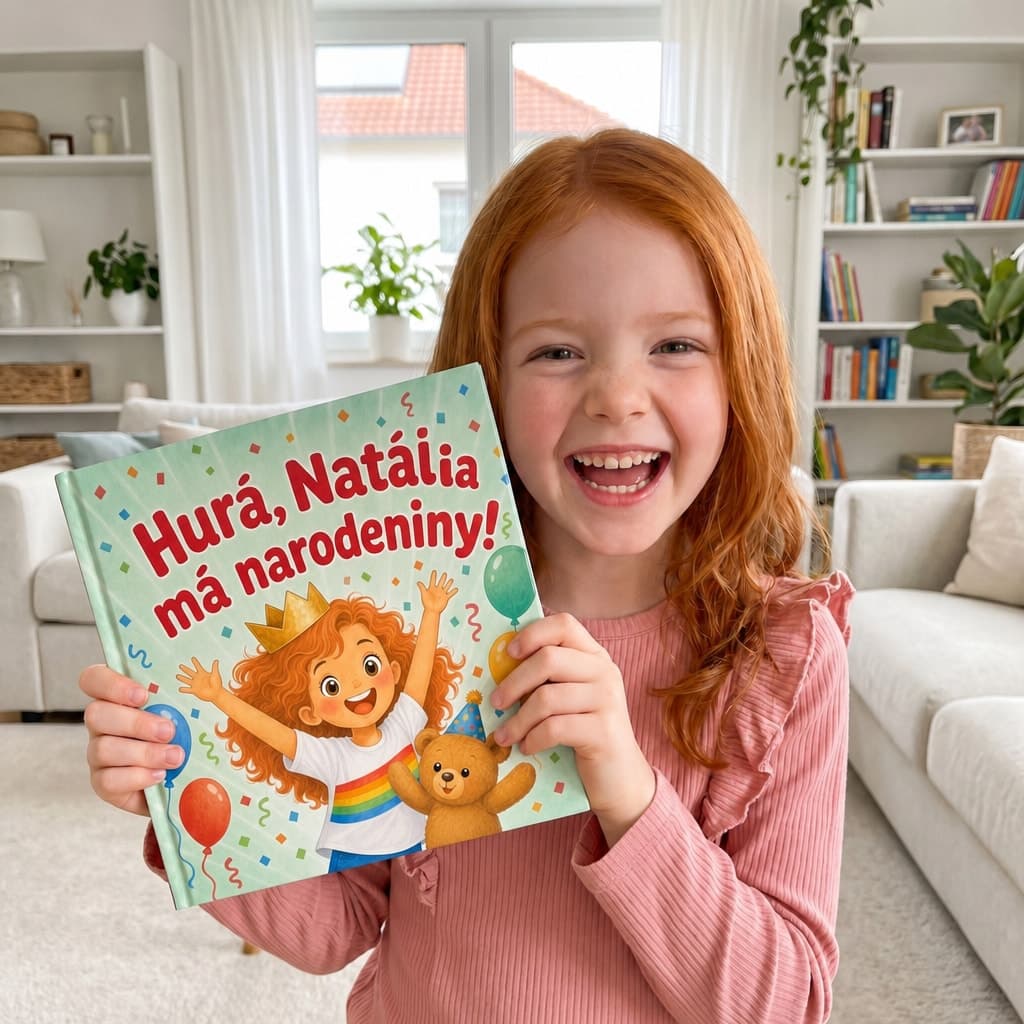 Dieťa drží svoju knihu