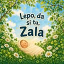 Personalizirana knjiga ob rojstvu — Lepo, da si tu