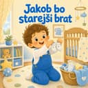 Personalizirana otroška knjiga »Starejši brat / starejša sestra«