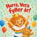 Personlig barnbok ”Hurra, födelsedag!”