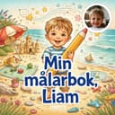 Personlig målarbok gjord av egna foton