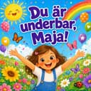 Personlig barnbok ”Du är underbar”