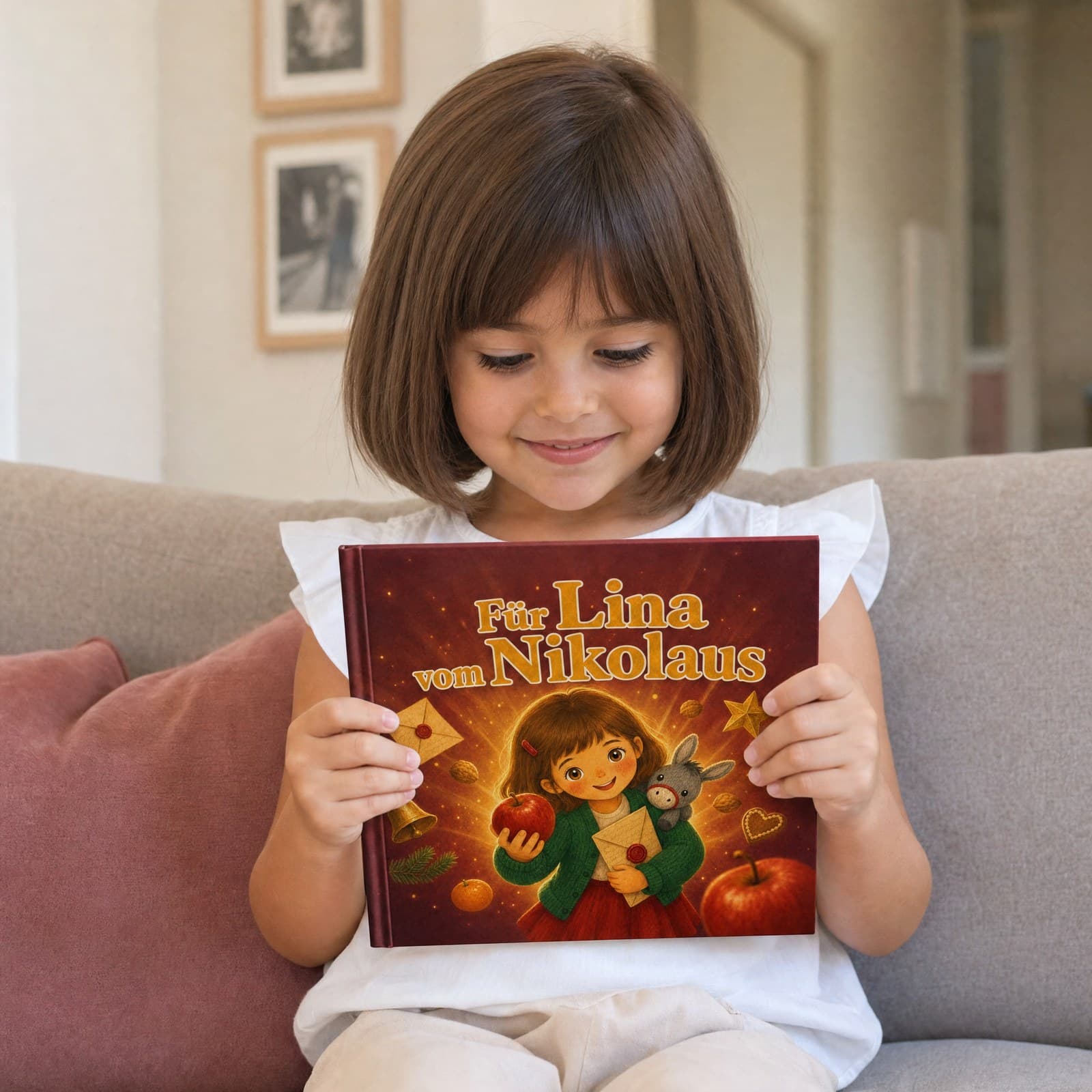 Kind liest sein persönliches Buch