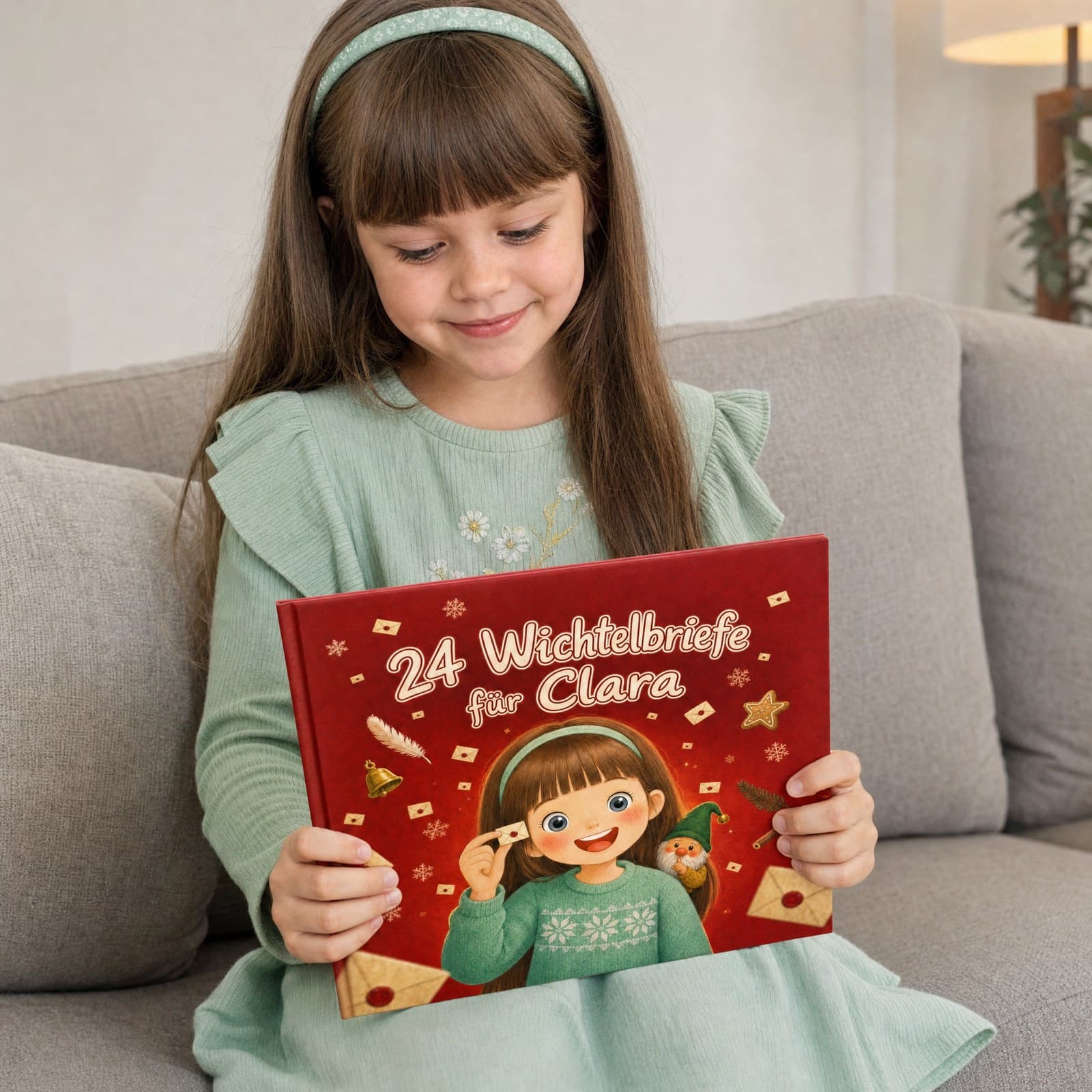 Kind liest sein persönliches Buch