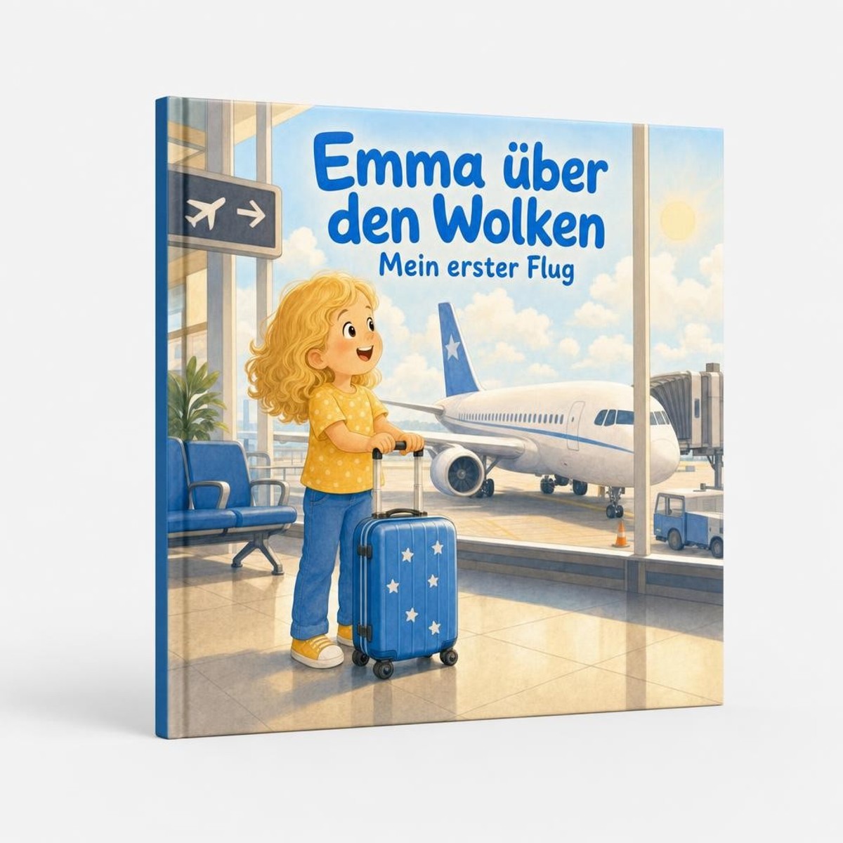 Personalisiertes Kinderbuch „Über den Wolken – Mein erster Flug“
